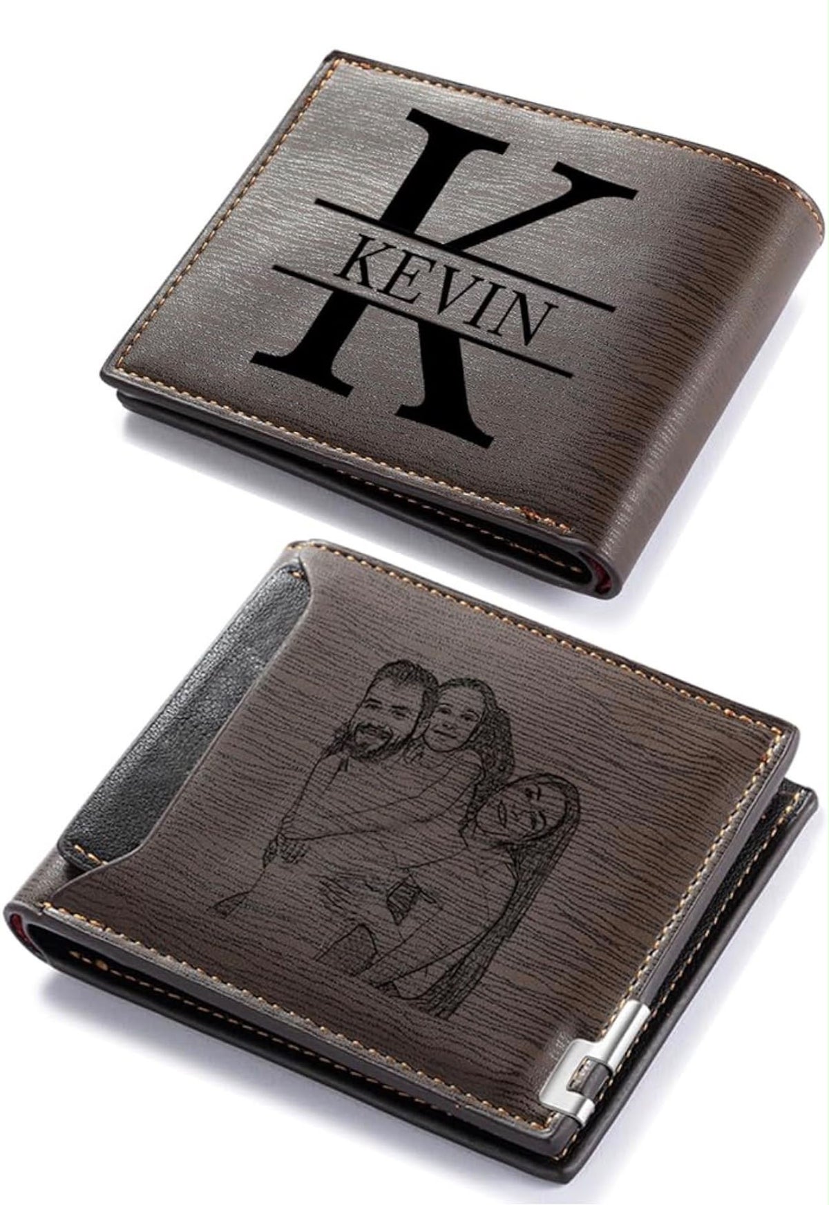 Engraving Wallet For Men RFID Blocking