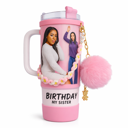 Personalized 40 oz Tumbler with Handle