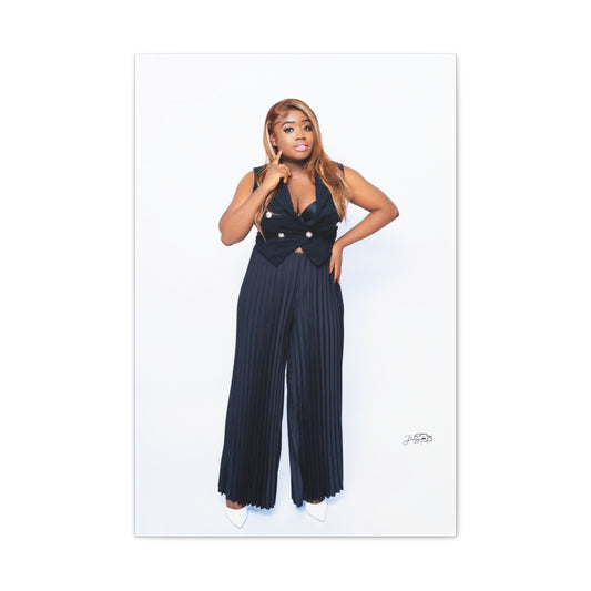 Matte Stretched Canvas Portrait Print