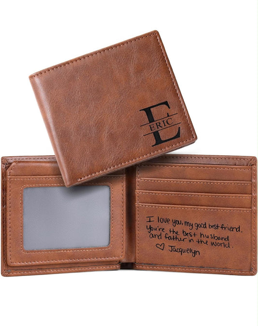 Engraving Wallet For Men RFID Blocking