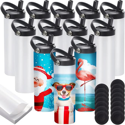 Sublimation Tumblers Flat Edge Blanks  20 oz