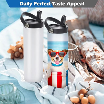 Sublimation Tumblers Flat Edge Blanks  20 oz