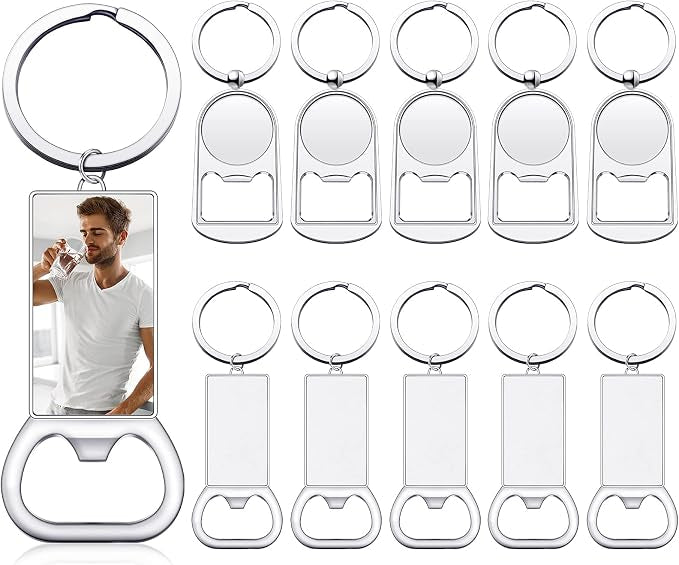 Sublimation Metal Keychains Bottle Opener