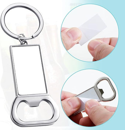 Sublimation Metal Keychains Bottle Opener