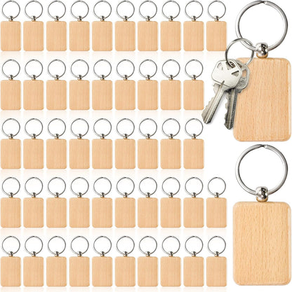 Unfinished Laser Engraving with Key Rings